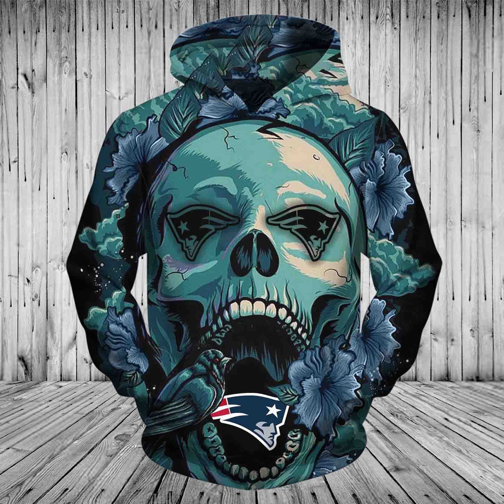 PATRIOTS HOODIE 3D FLOWER23