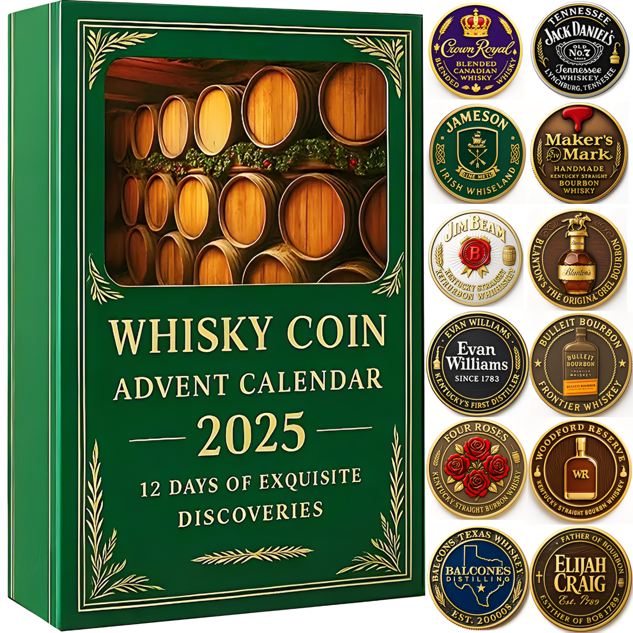 Whiskey Coin Advent Calendar 2025