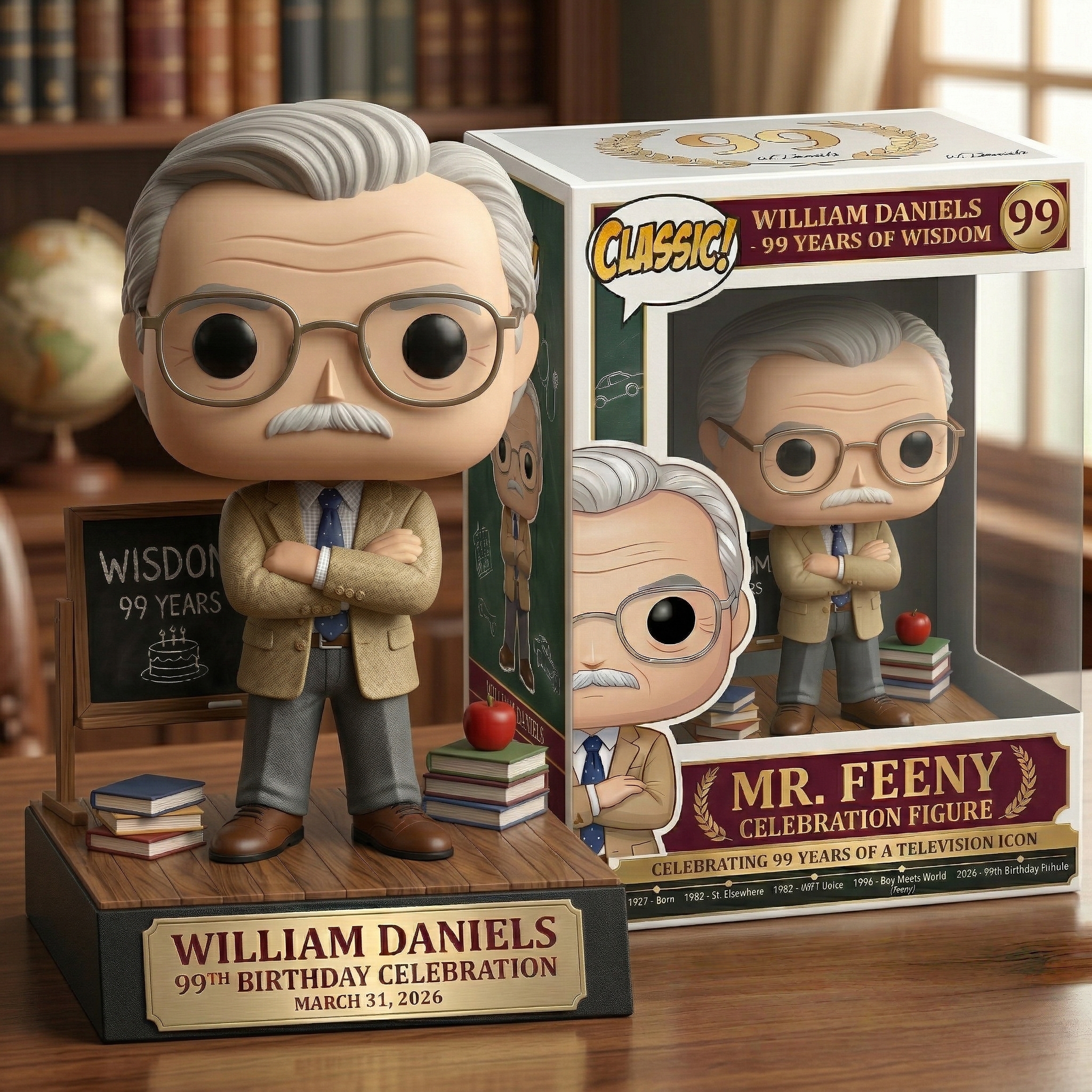 Mr. Feeny William Daniels 99th Birthday Celebration Funko POP!