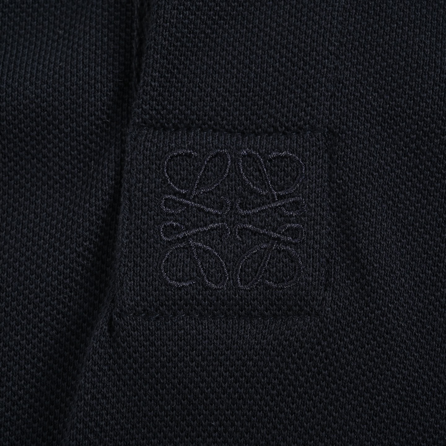 Loewe 25ss placket embroidered logo Polo short sleeve