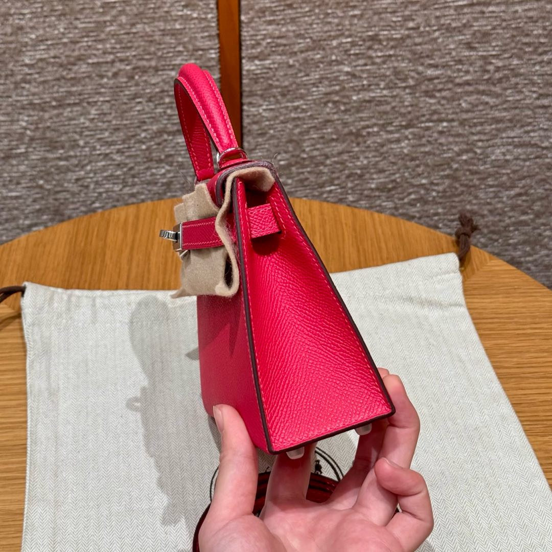Hermes mini kelly2 i6Rose extreme handbag (handmade custom)