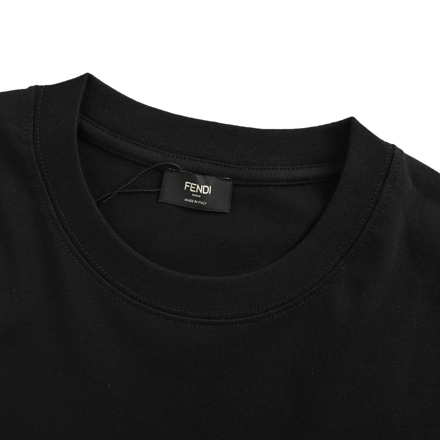 Fendi 25ss FF color label letter embroidered short sleeve