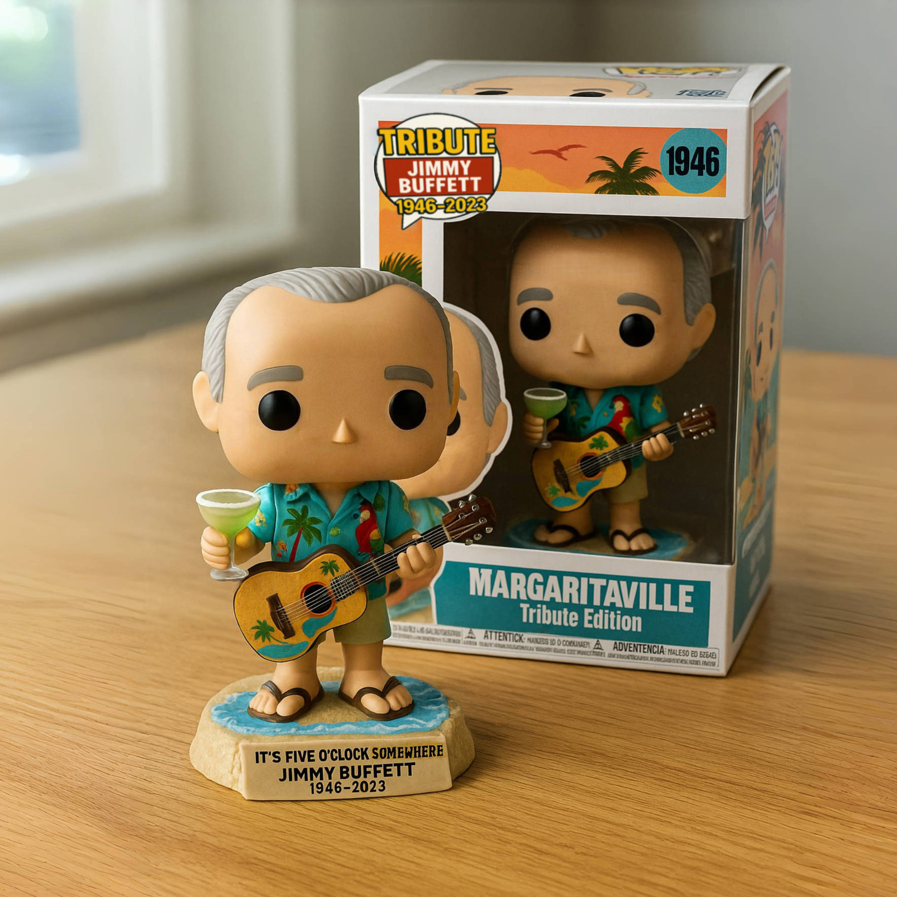 Tribute Jimmy Buffett 1946–2023 Memorial POP! Figure