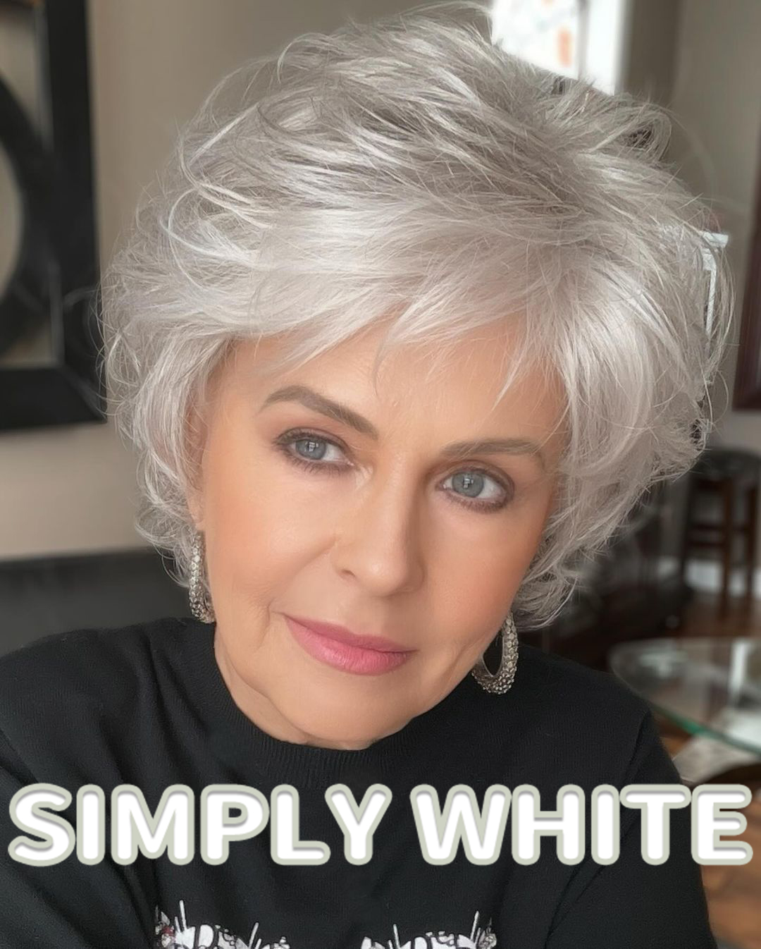Short Fluffy Wig With Lightweight Layers
