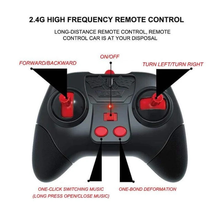 2.4G 4WD Gesture Induction Remote Control Stunt Car