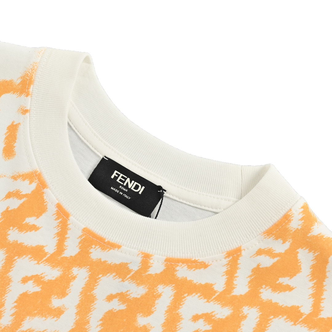 Fendi 24ss FF gradient print short sleeve