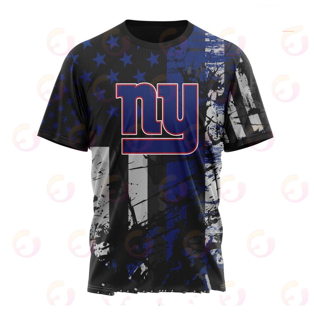 NEW YORK GIANTS 3D HOODIE JERSEY FOR AMERICA