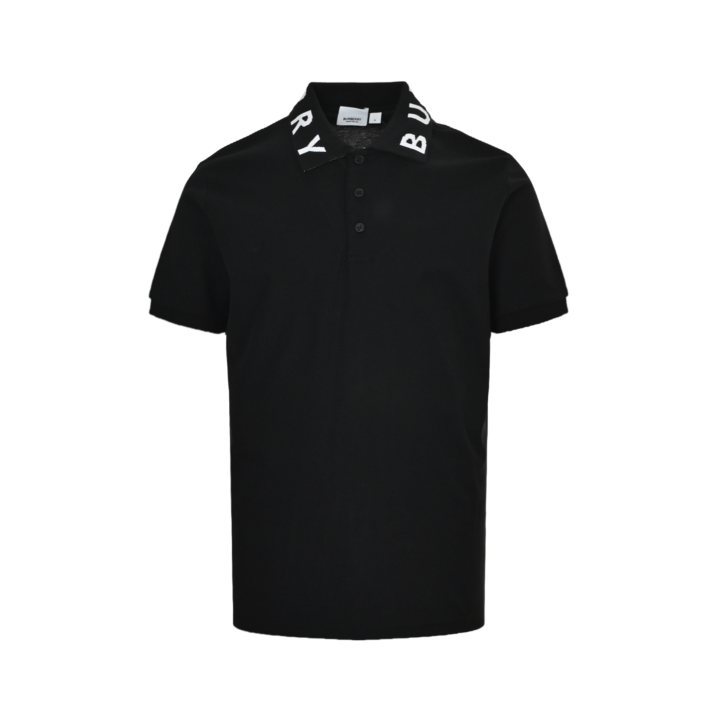 Burberry Letter Collar Polo Short Sleeve