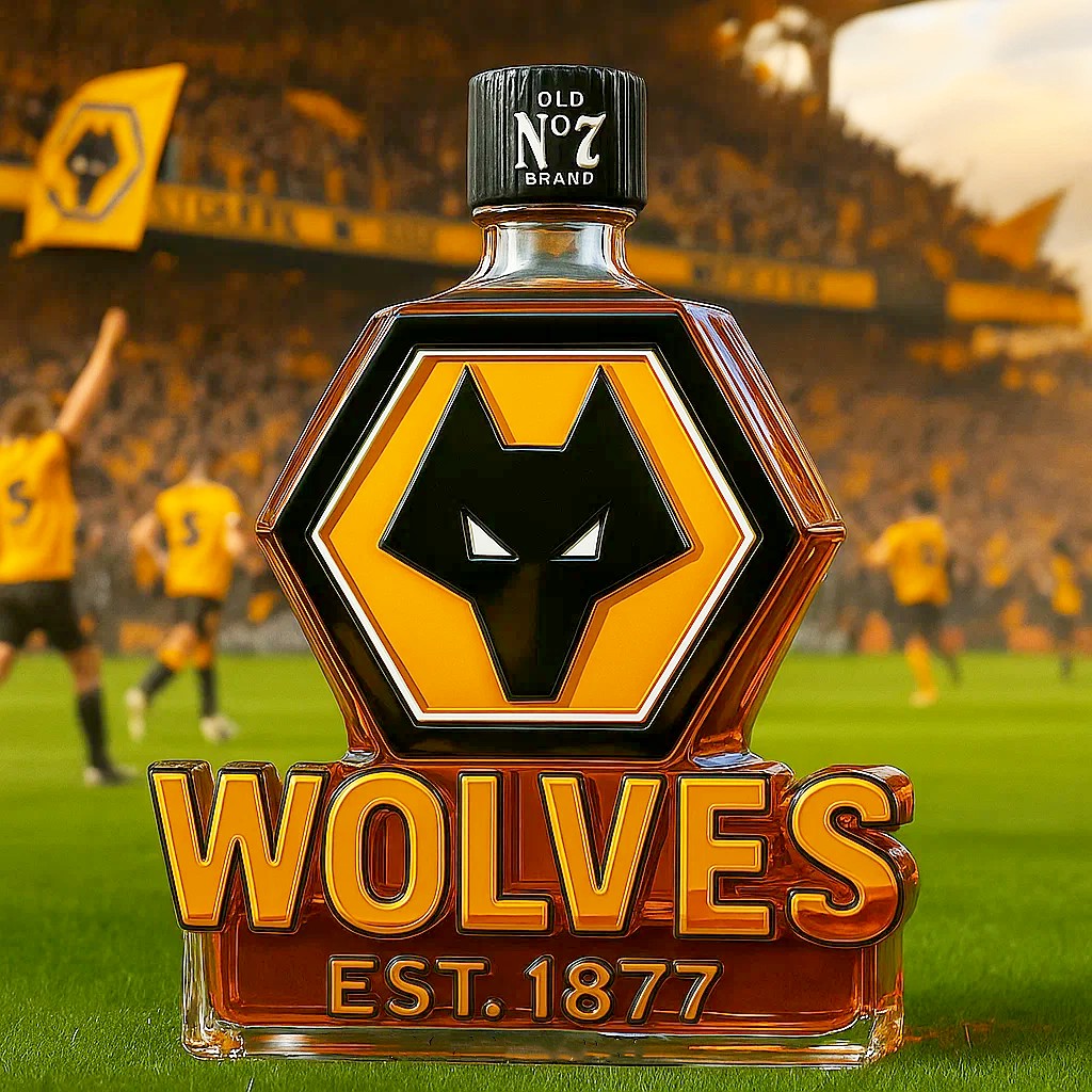 Wolverhampton Wanderers Limited Edition Whiskey Bottle