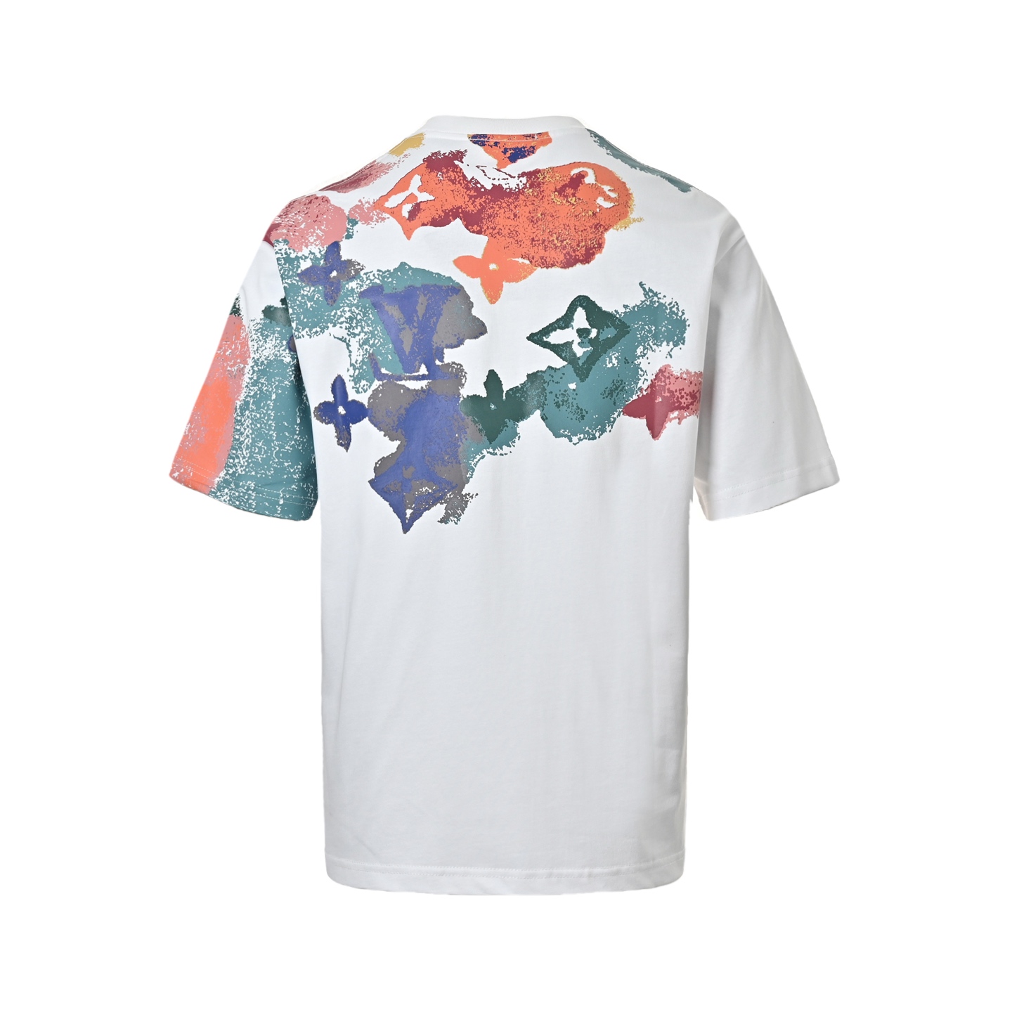 Louis Vuitton Ink-dyed monogram print short sleeves