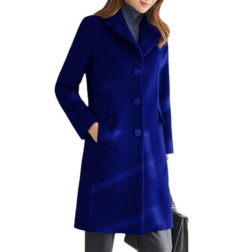 Multi-Color Multi-Size Woolen Coat for Women