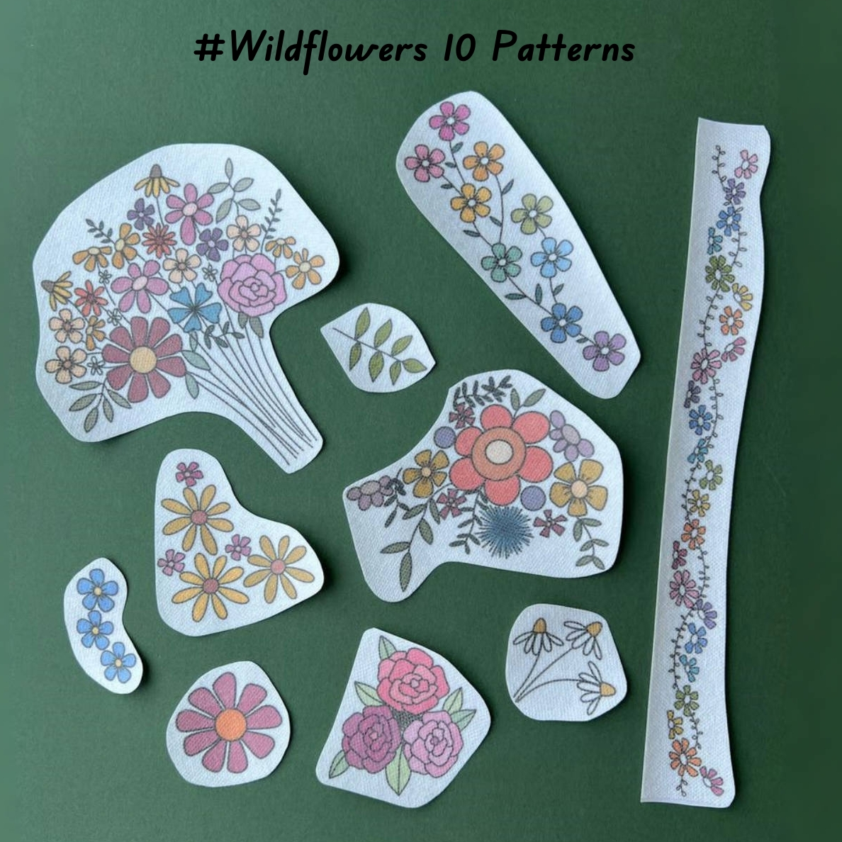 On Sale🔥Water Soluble Colorful Embroidery Patterns