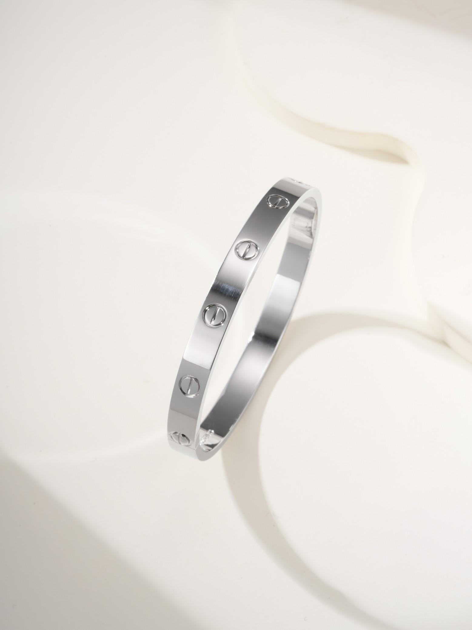 Cartier 2025 6.1mm medium version single open diamond-free bracelet