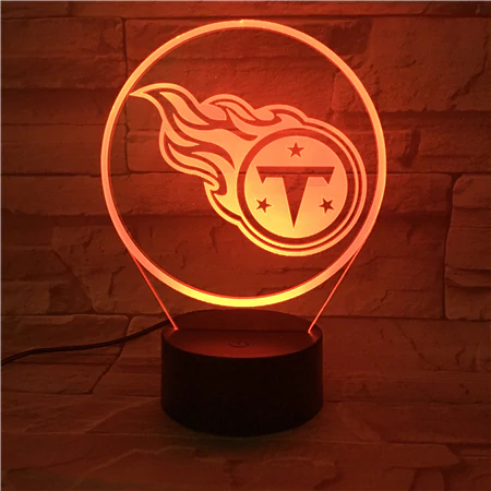 TENNESSEE TITANS 3D LED LIGHT LAMP