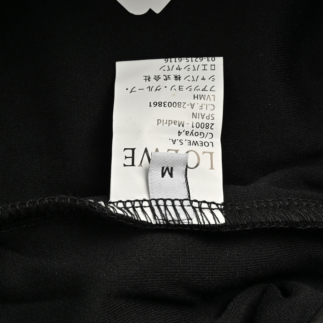 Loewe Logo and patch back pocket logo embroidered trousers