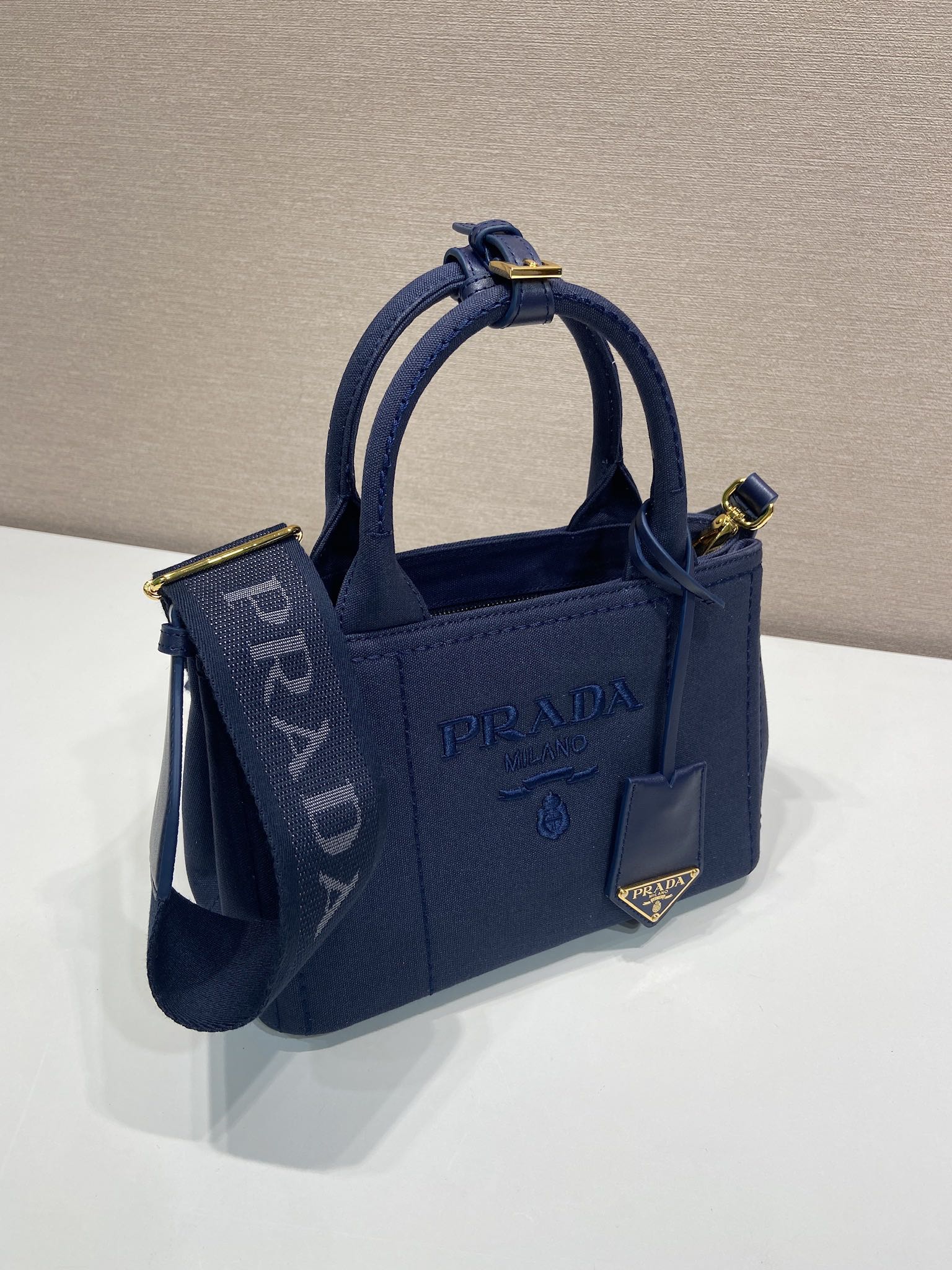 Prada Canvas Mini Bag 1BA038