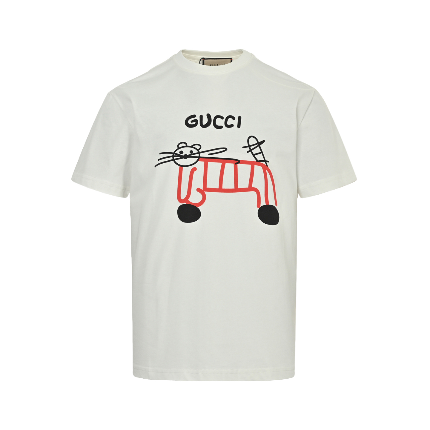 Gucci 25ss funny cartoon series printed short sleeves