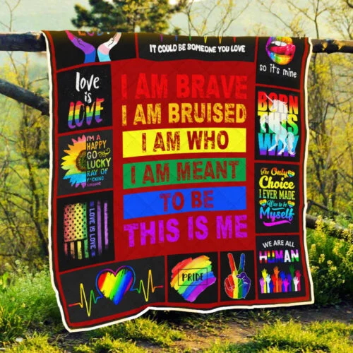 LGBT Pride. This Is Me Quilt Blanket