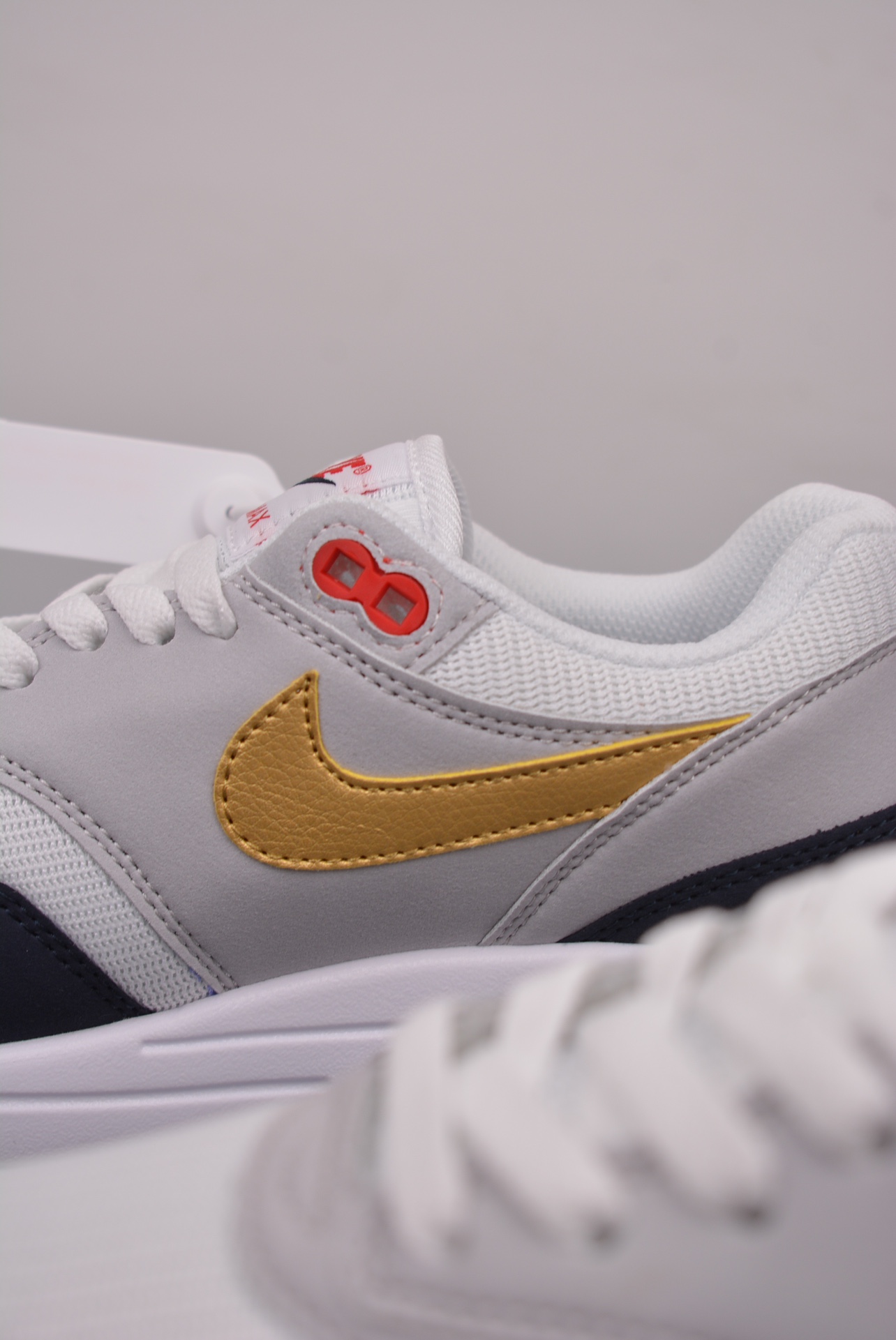 Nike Air Max 1 Olympic 2024 first generation series white, gray and blue HM9604-400
