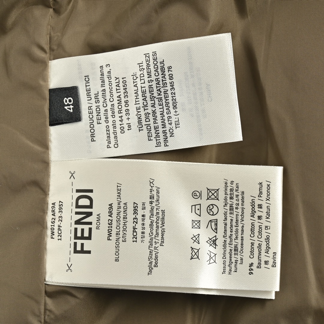 Fendi 24Fw all-over print jacquard jacket