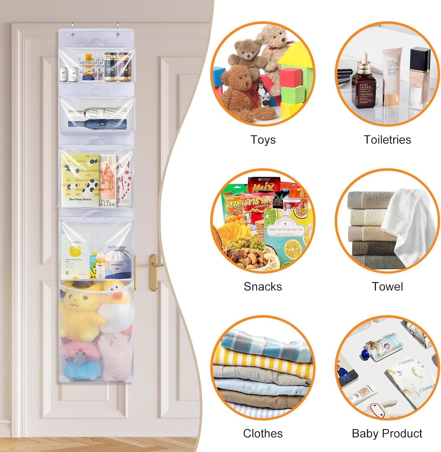 Hanging Toy Storage over Door