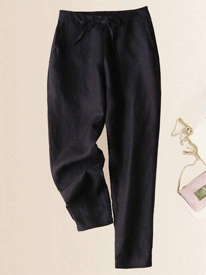 Cotton Linen Casual Pants
