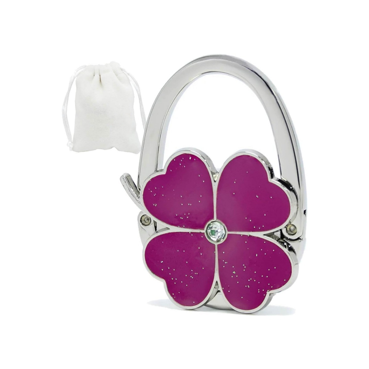 💖Last Day 49% OFF💖Clover Design Foldable Handbag Hanger Table Hook Holder