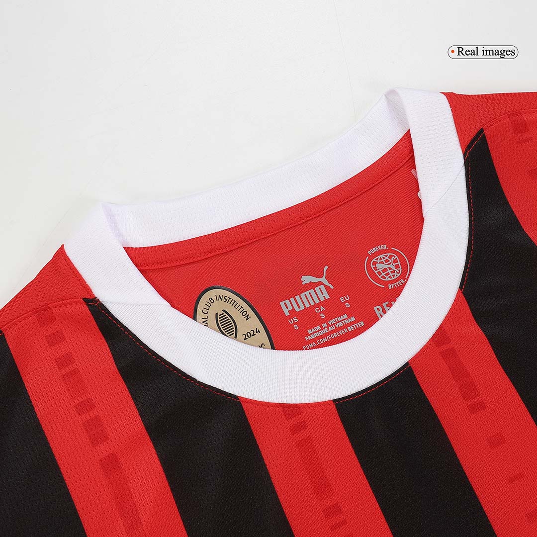 Custom AC Milan Soccer Jersey 2024/25