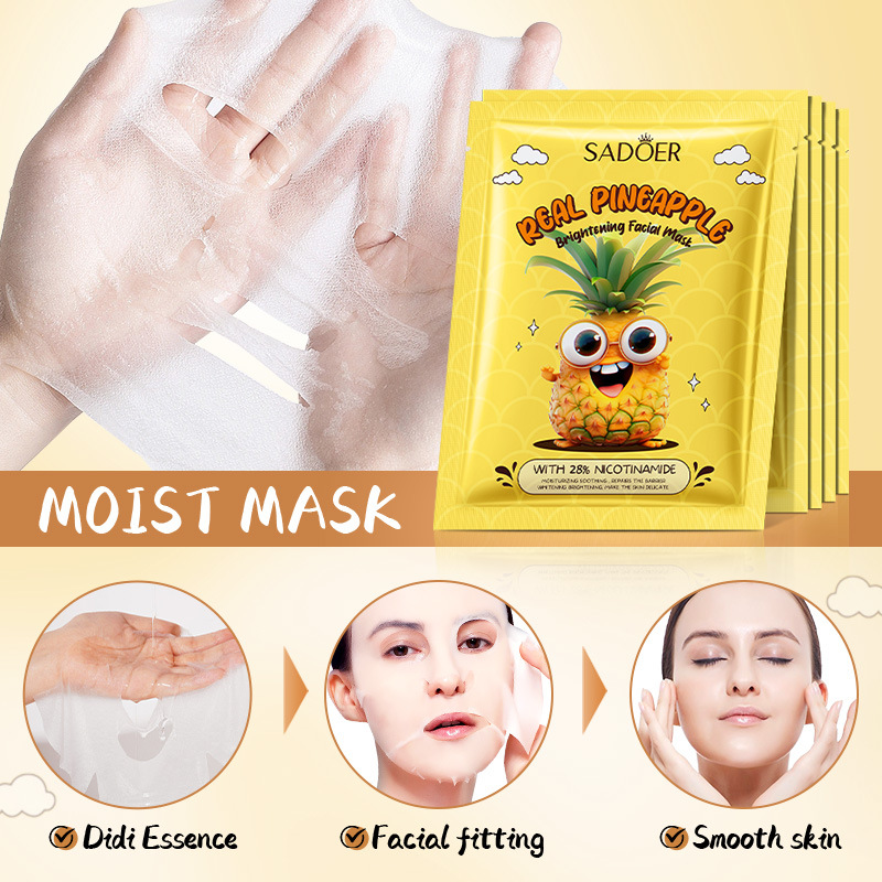 Fruit Niacinamide Series Mask Brightens and Moisturizes the Skin to Make It More Soft, Moisturized and Shiny
