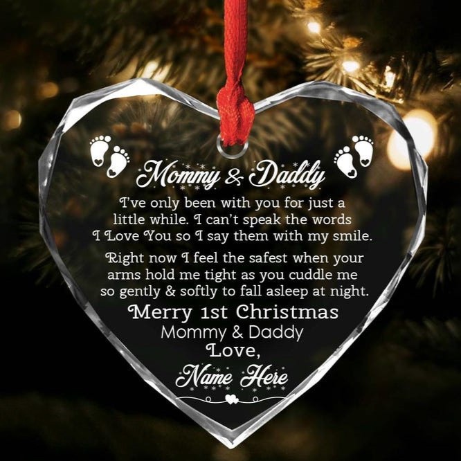 Our First Christmas as Mommy and Daddy Ornament