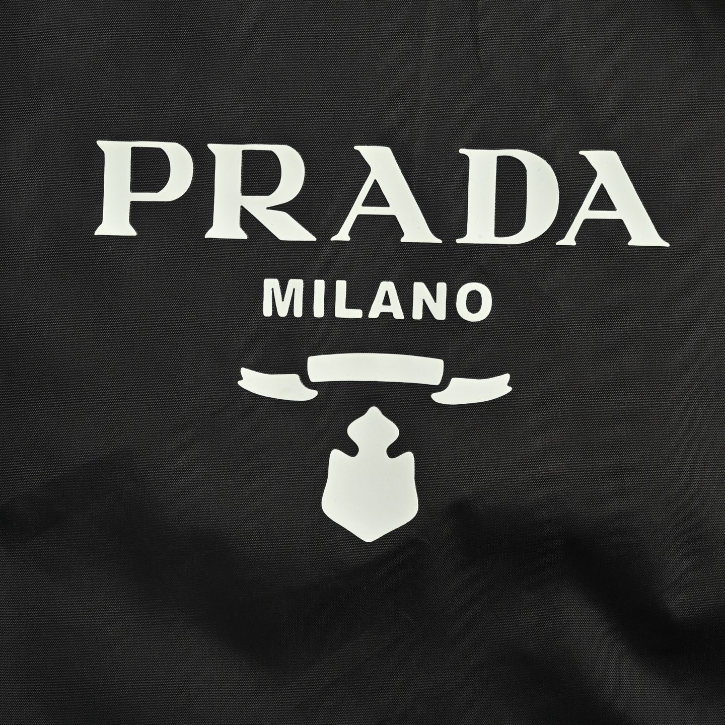 Prada 25ss printed logo nylon shorts