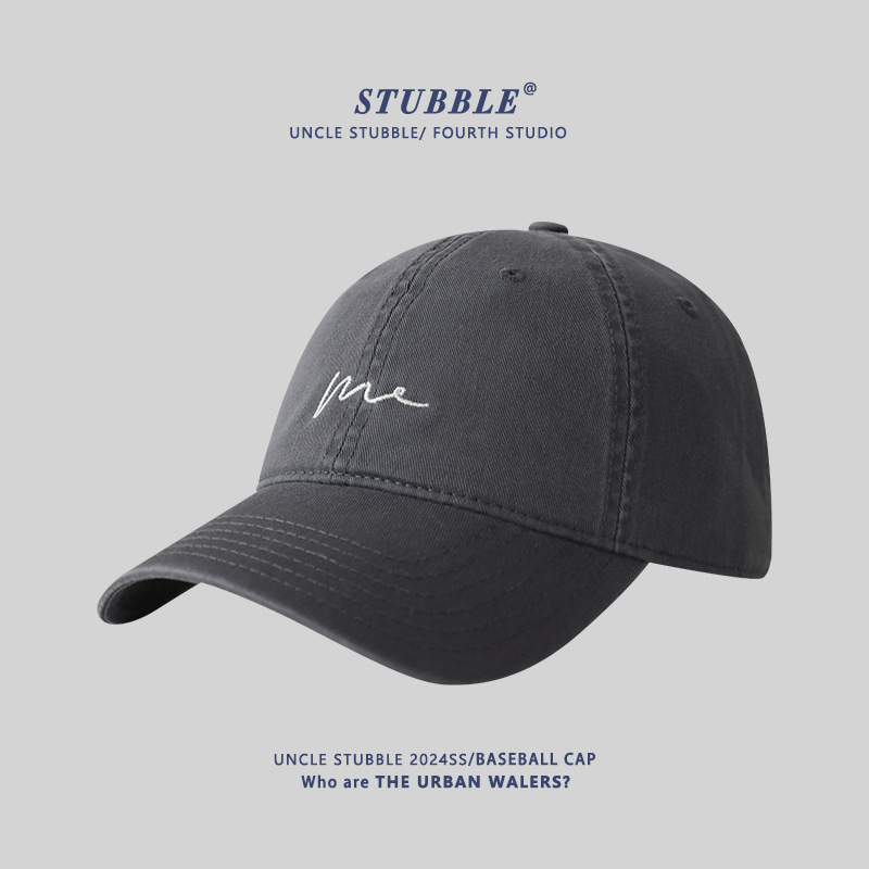 New Korean style men's and women's baseball cap simple and versatile small duckbill cap