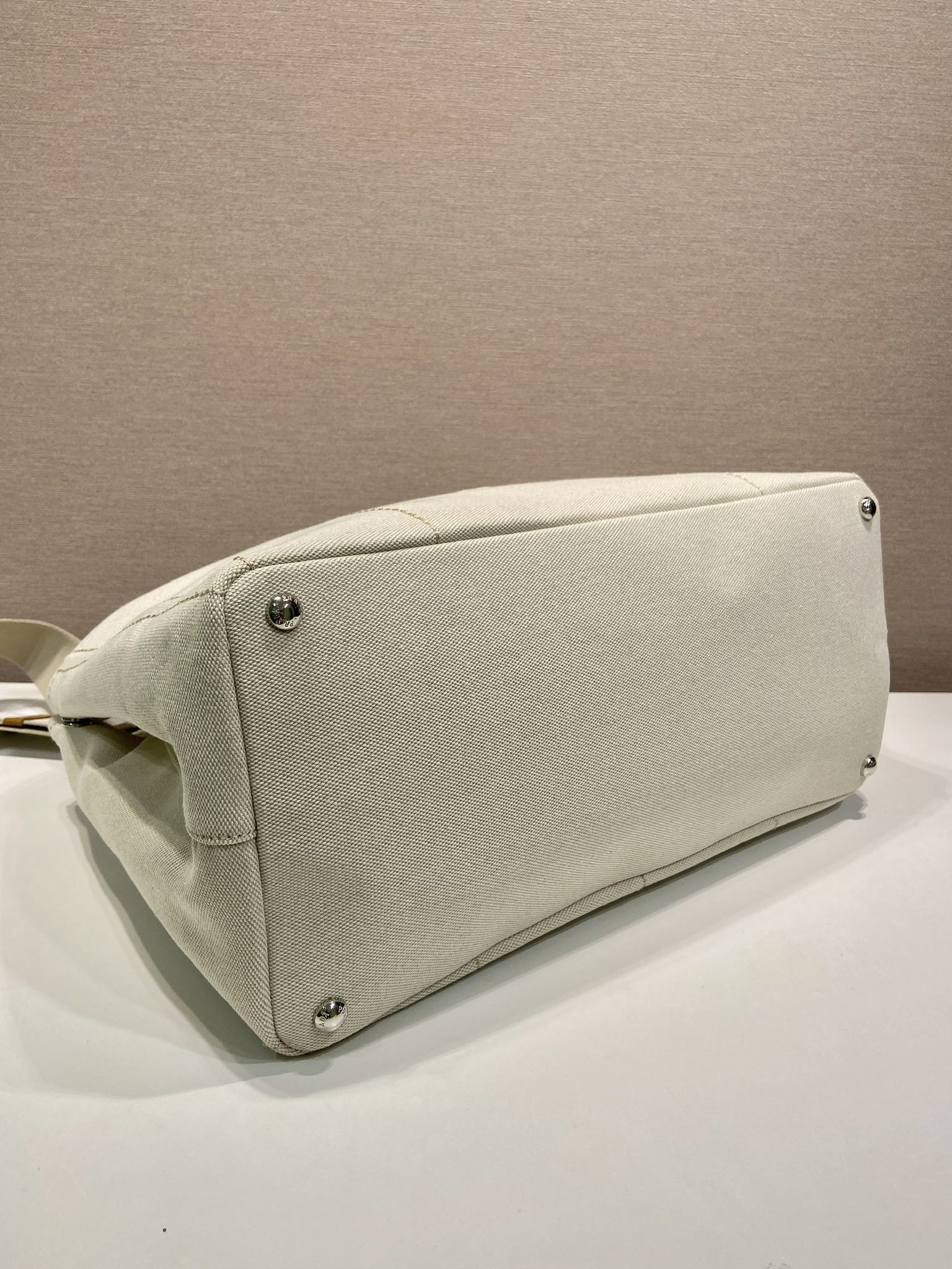 Prada Canvas Tote Bag 2VG131