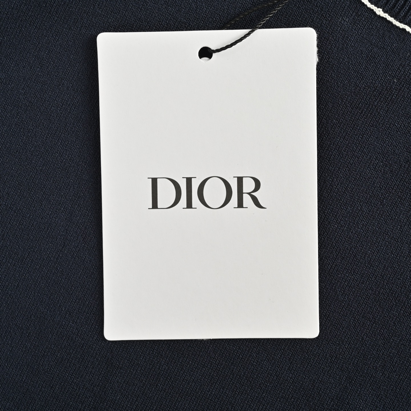 Dior 25ss diamond embroidered knitted short sleeves