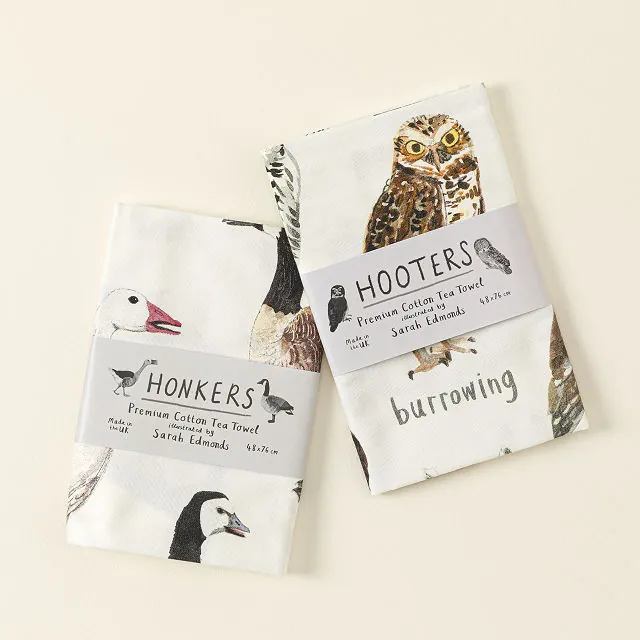 Fowl Language Tea Towel - Hooters & Honkers