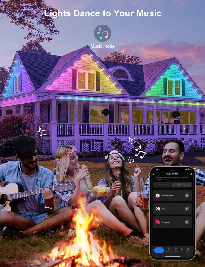 🎄Christmas Sale 70% OFF -- Wi-Fi Bluetooth Smart Permanent Led for outdoor