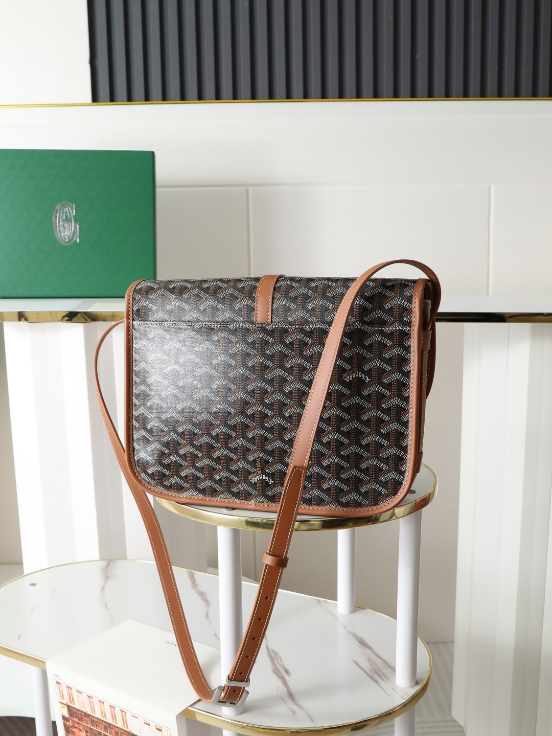 Goyard belvedère shoulder bag 244