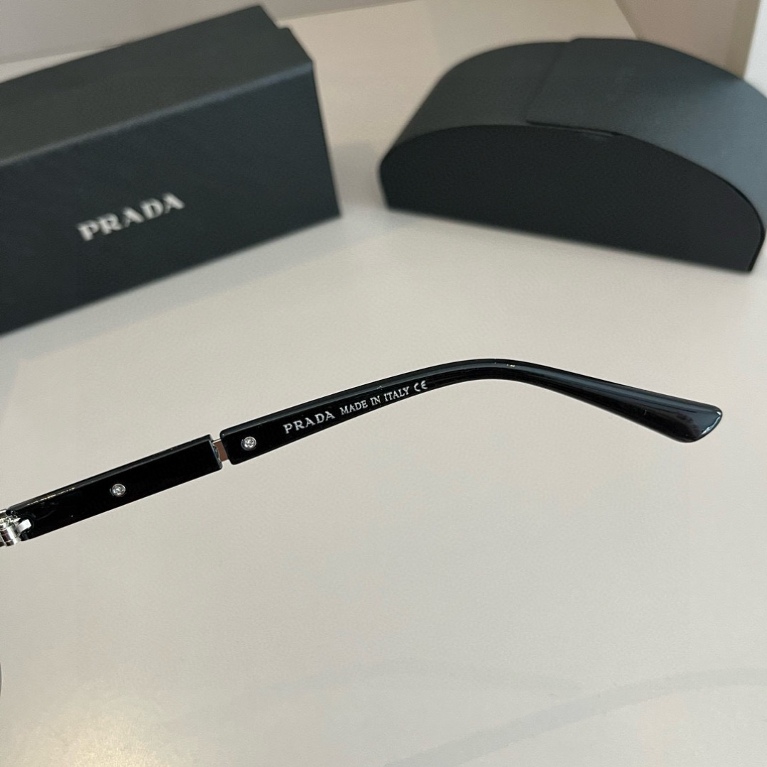 Prada round frame sunglasses