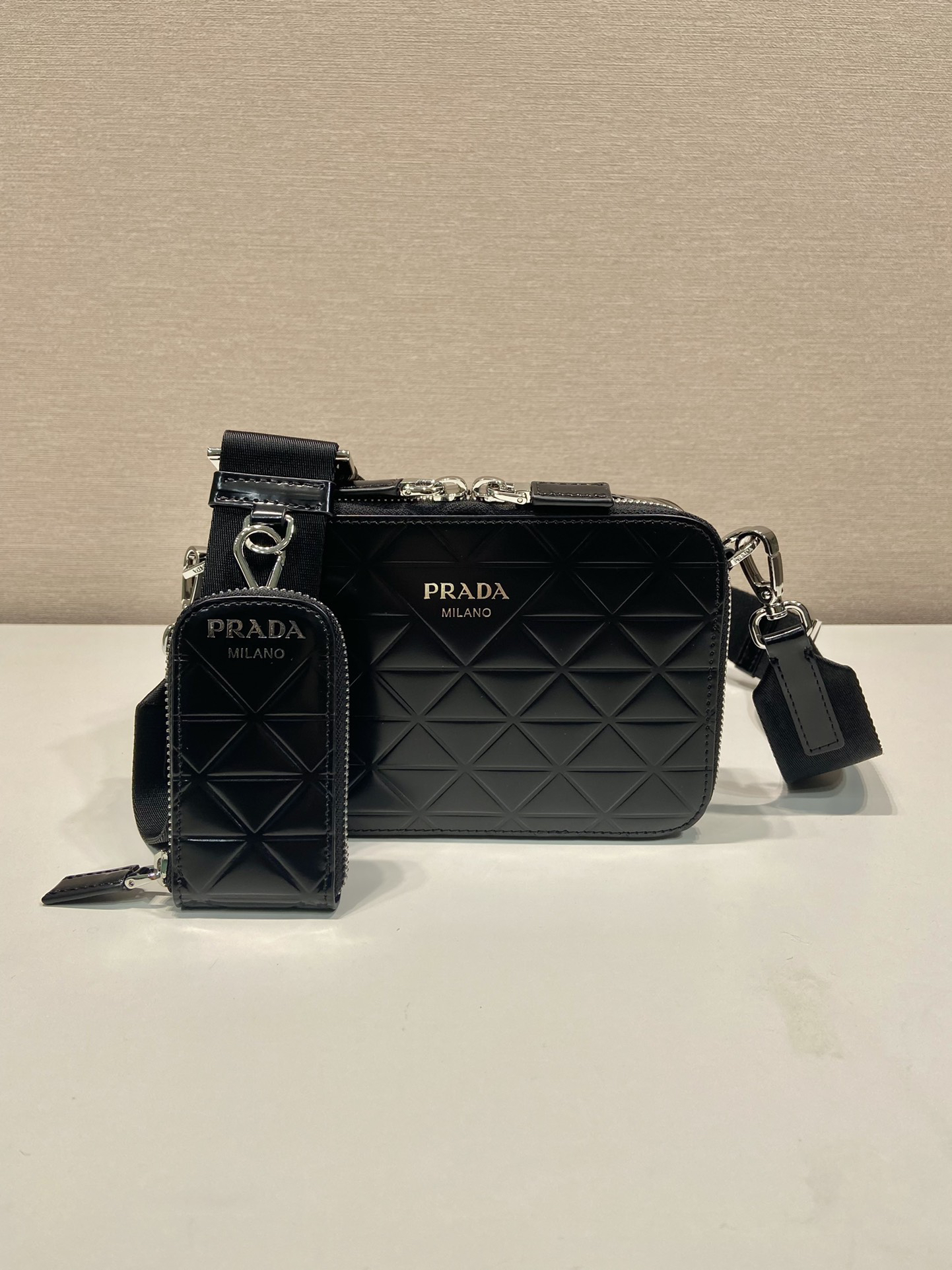 Prada Pressed Frame Camera Bag 2VH070