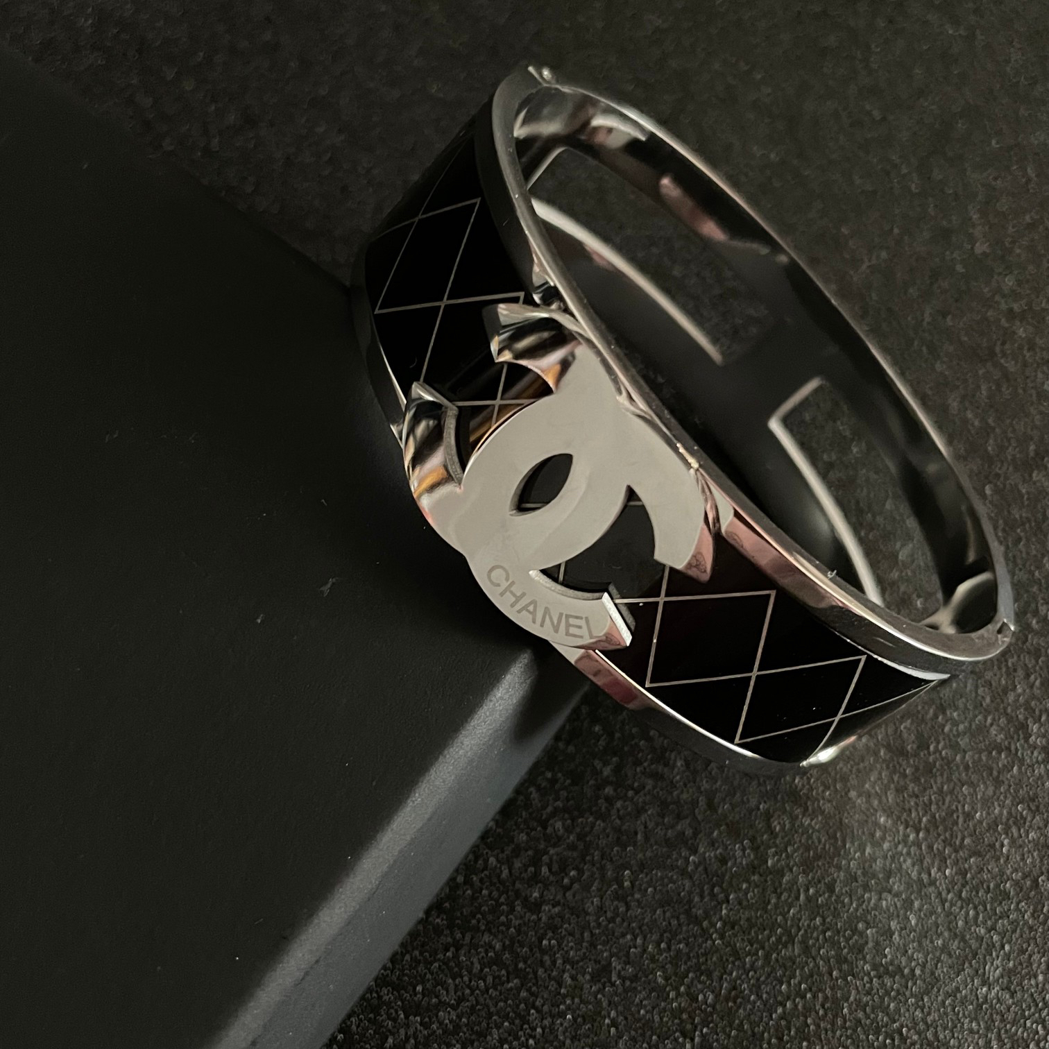 Chanel wide diamond bracelet