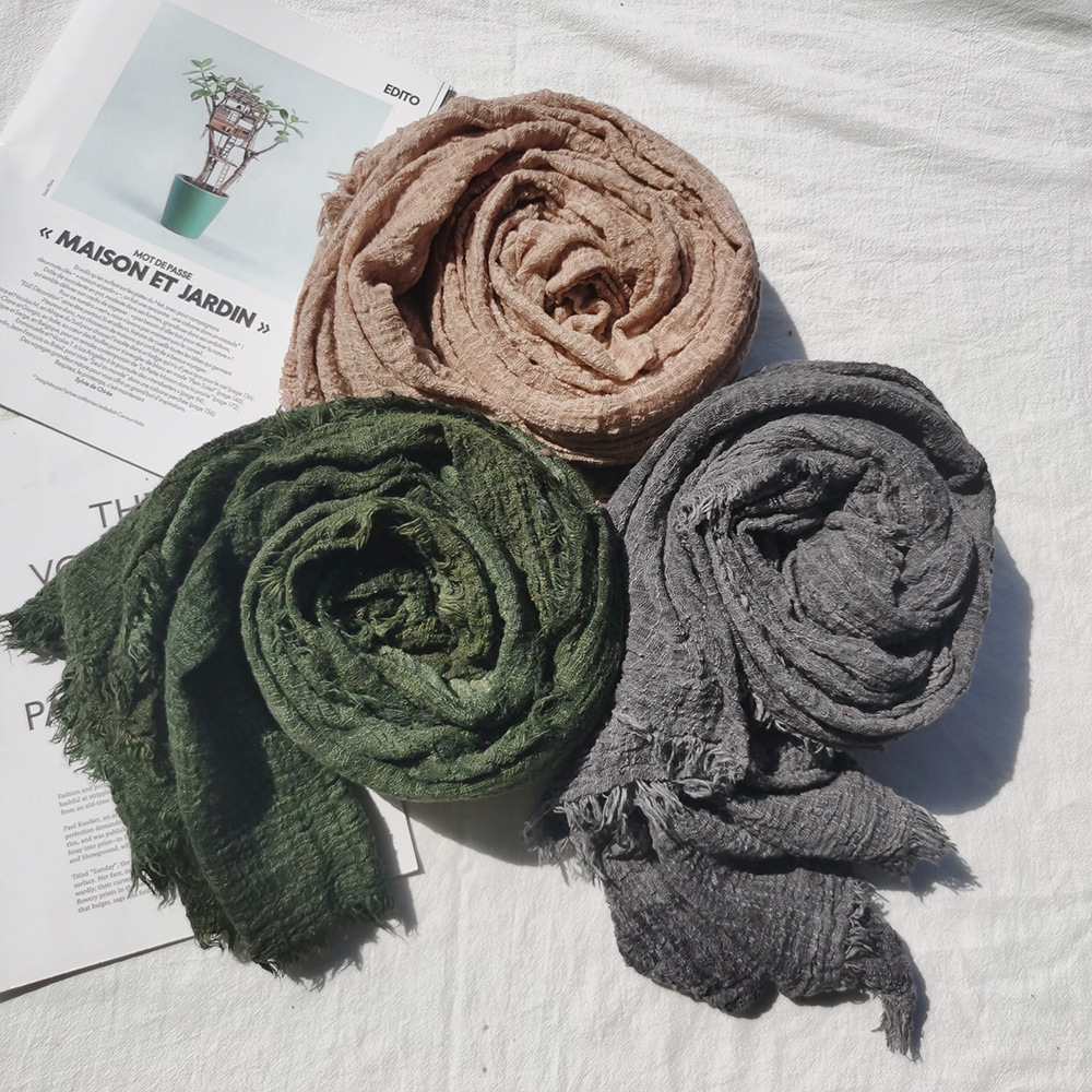 Vintage Solid Casual Comfy Shawl