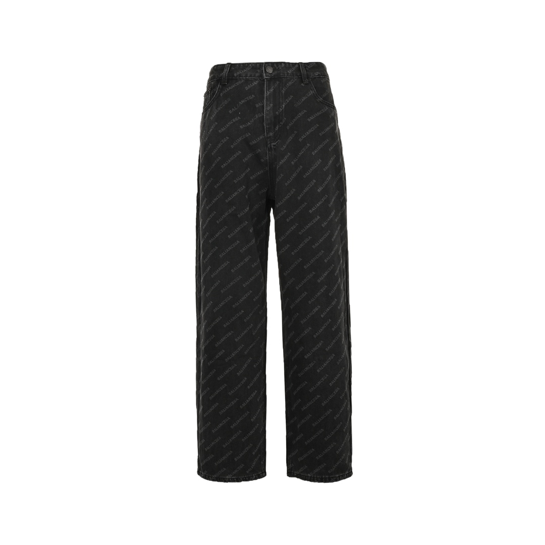 Balenciaga 24ss all over printed jeans