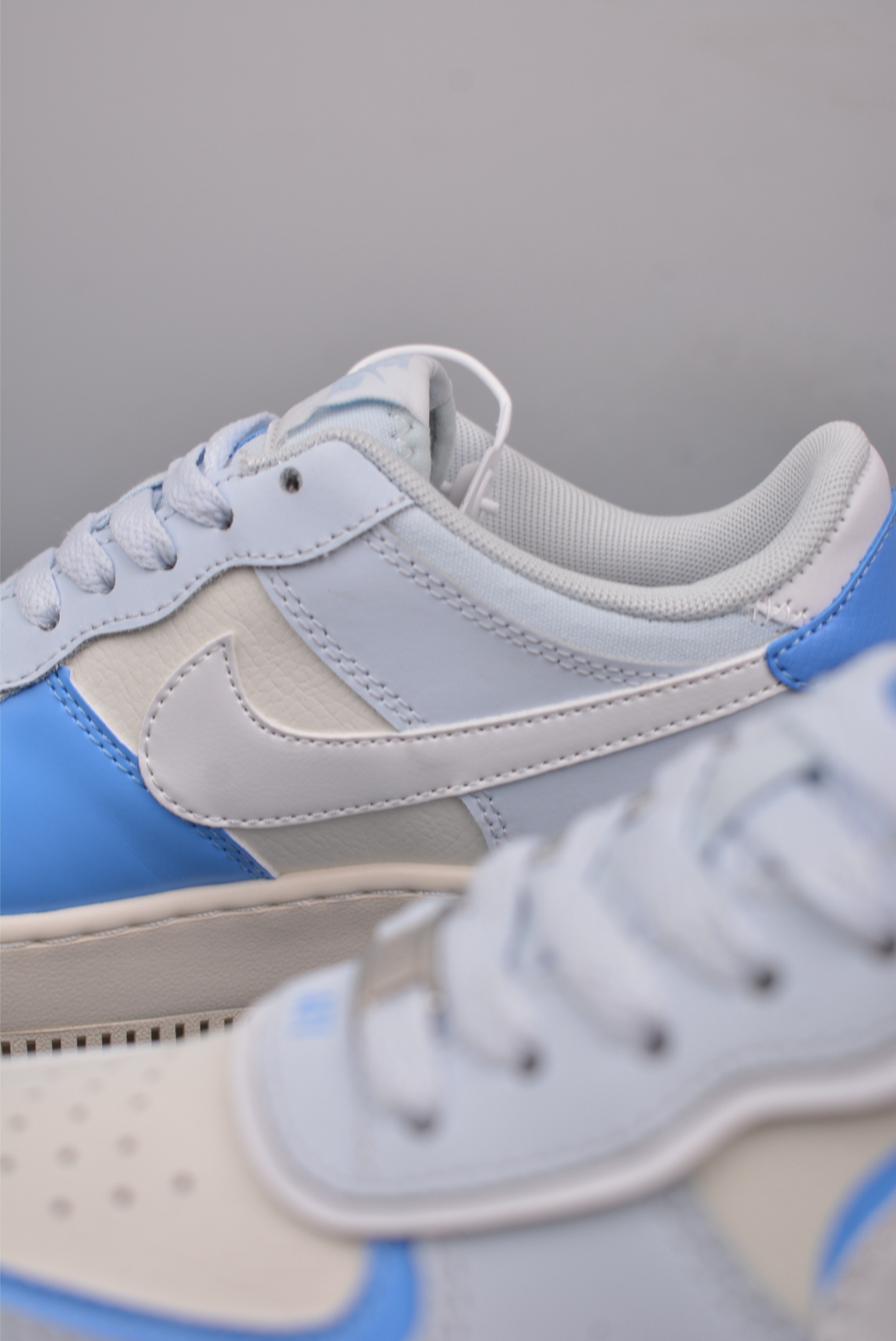 Nike WMNS Air Force 1 Shadow Leather White Blue DZ1847-400