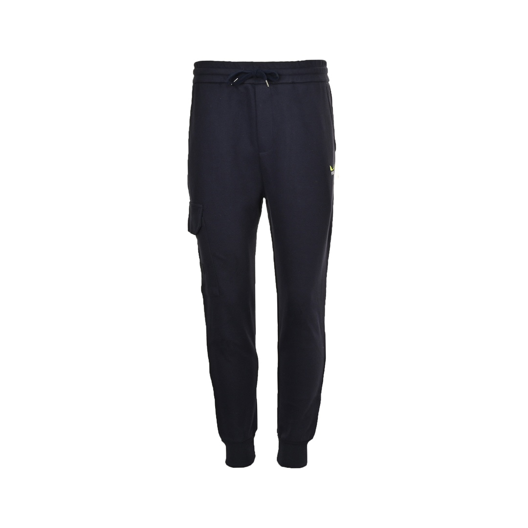 Fendi embroidered eye logo side pocket trousers