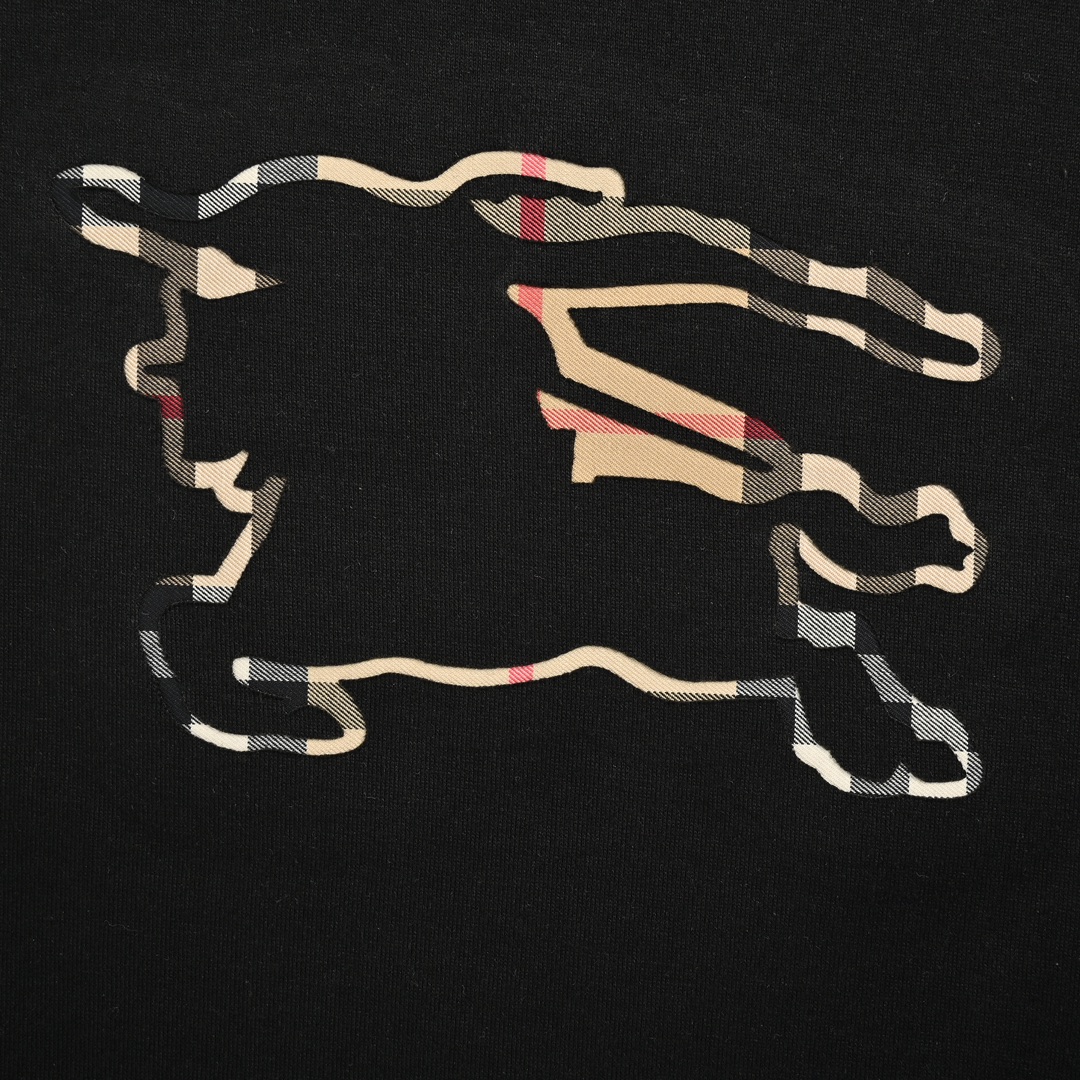 Burberry hollow war horse patch short sleeve