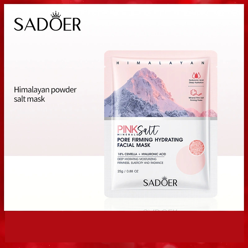 Himalayan pink salt pore tightening hydrating moisturizing mask moisturizing moisturizing mask