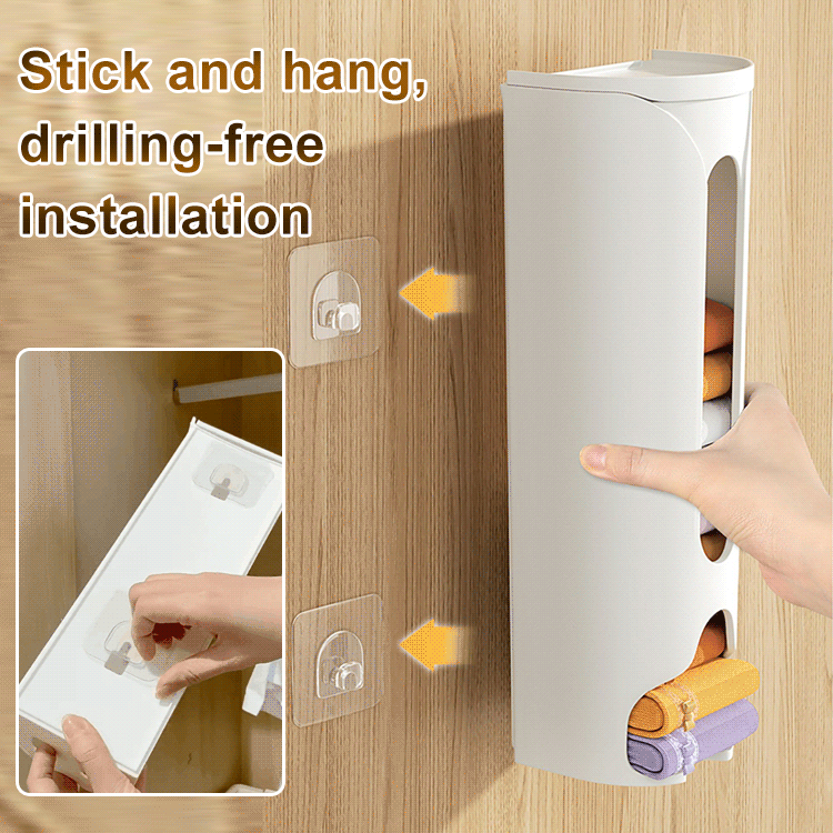 (🔥Last Day Promotion-SAVE 50% OFF)Wall Mounted Socks Panties Storage Box-BUY 2 GET 1 FREE