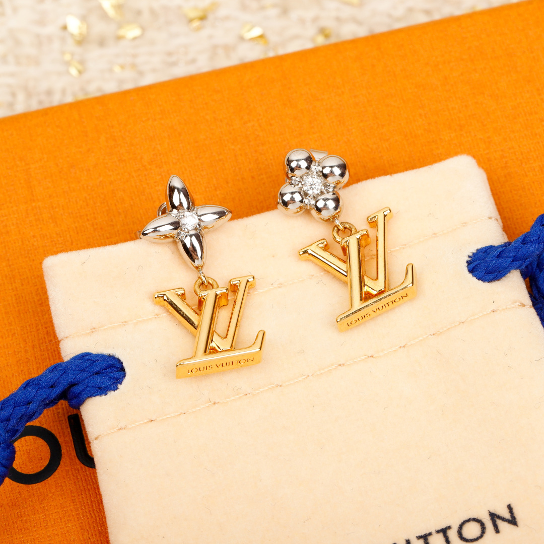 Louis Vuitton Mascot Asymmetric Earrings