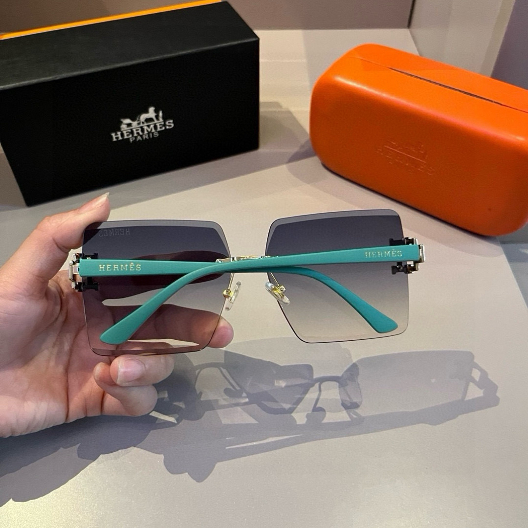 Hermes rimless sunglasses