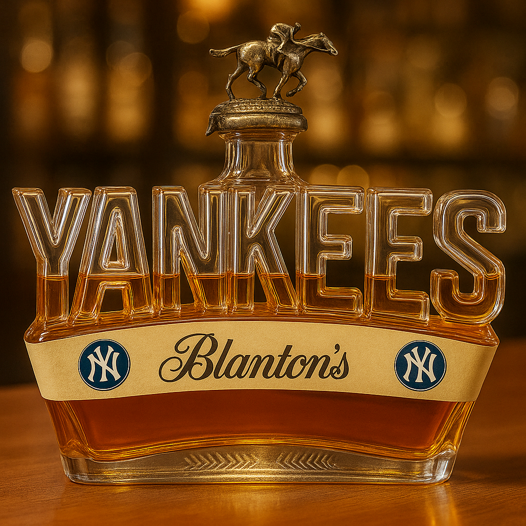 New York Yankees Whiskey Bottle